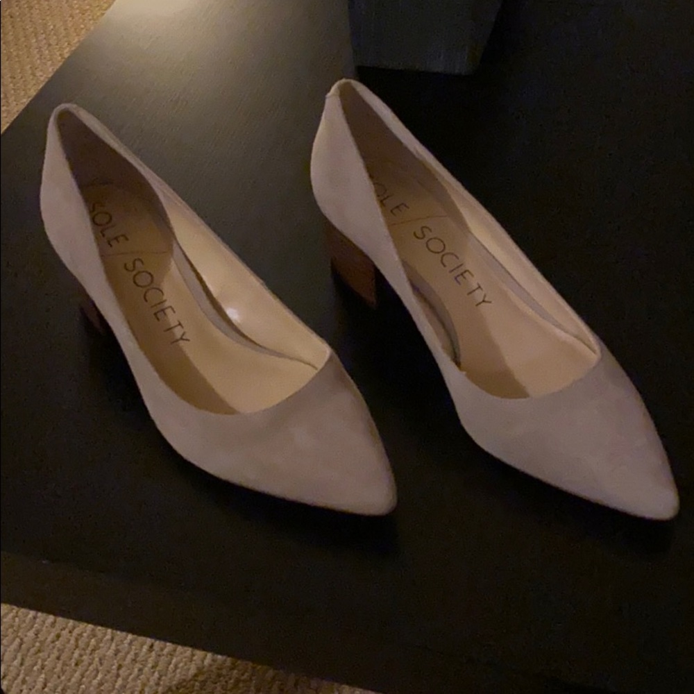 Sole Society Suede Heels